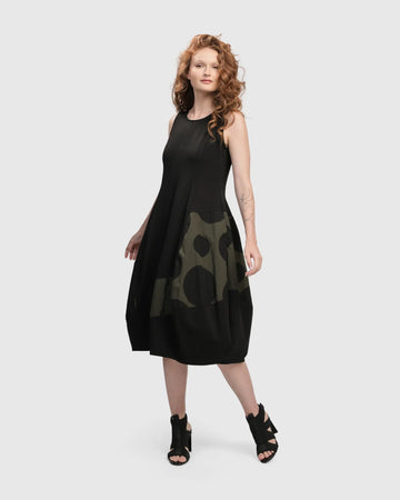 alembika-urban-sleeveless-cocoon-kleid-khaki image 3