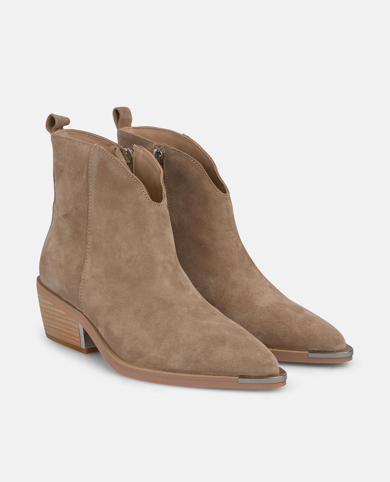 alma-en-pena-61257-flache-stiefelette-vison-4-5-cm-mit-ffnung image 2
