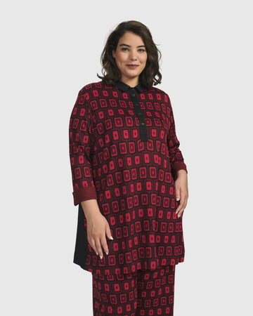 alembika-dynamite-days-button-down-tunika-rot image 2