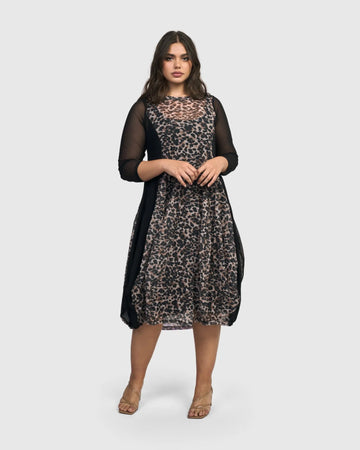 alembika-irina-crew-cocoon-kleid-leopard image 2