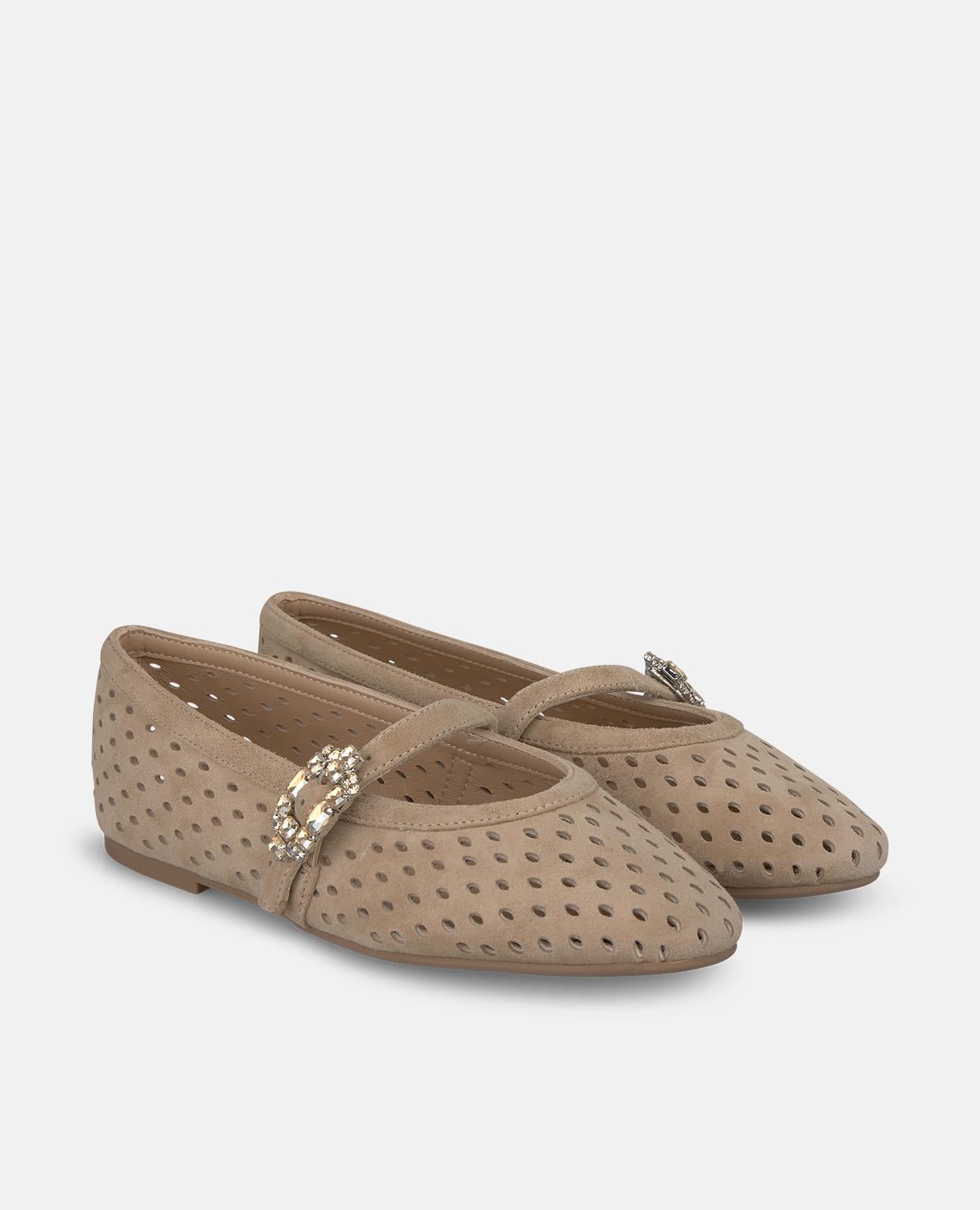 alma-en-pena-bailarina-riemen-ballerina-spitze-sand image 2