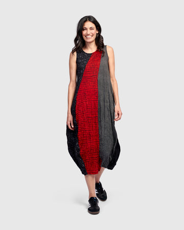 alembika-blaise-sleeveless-dress-midi-kleid-rot image 3