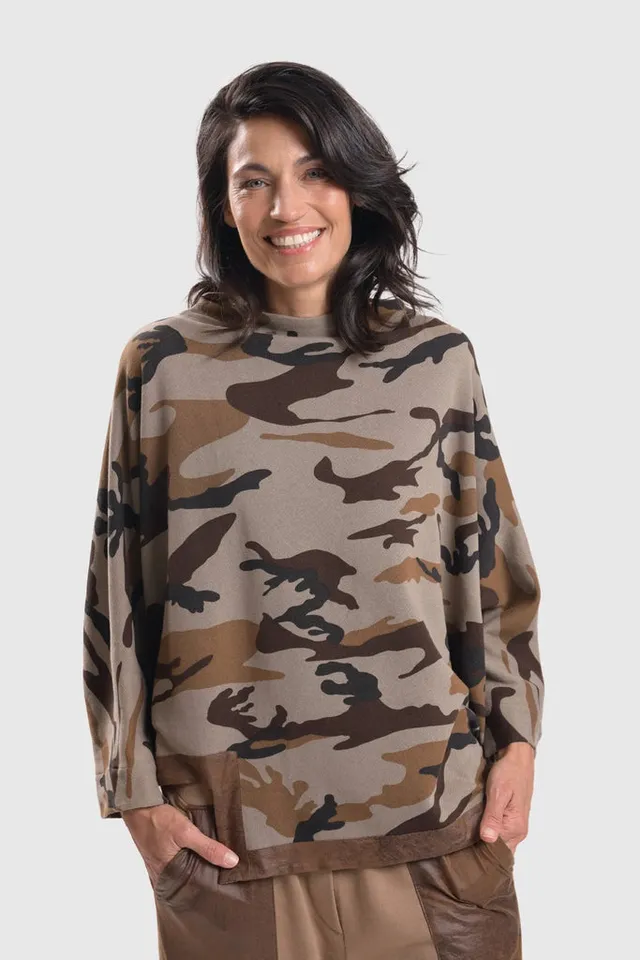 alembika-urban-kia-top-brown-camo-tunika image 1
