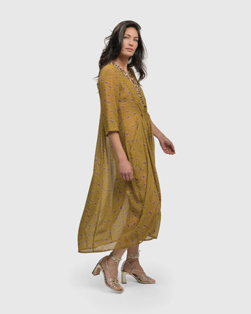 alembika-amelie-v-neck-caftan-meadow-damen-maxikleid image 5