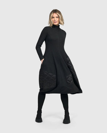 alembika-urban-lucienne-cocon-kleid-midi-schwarz image 2