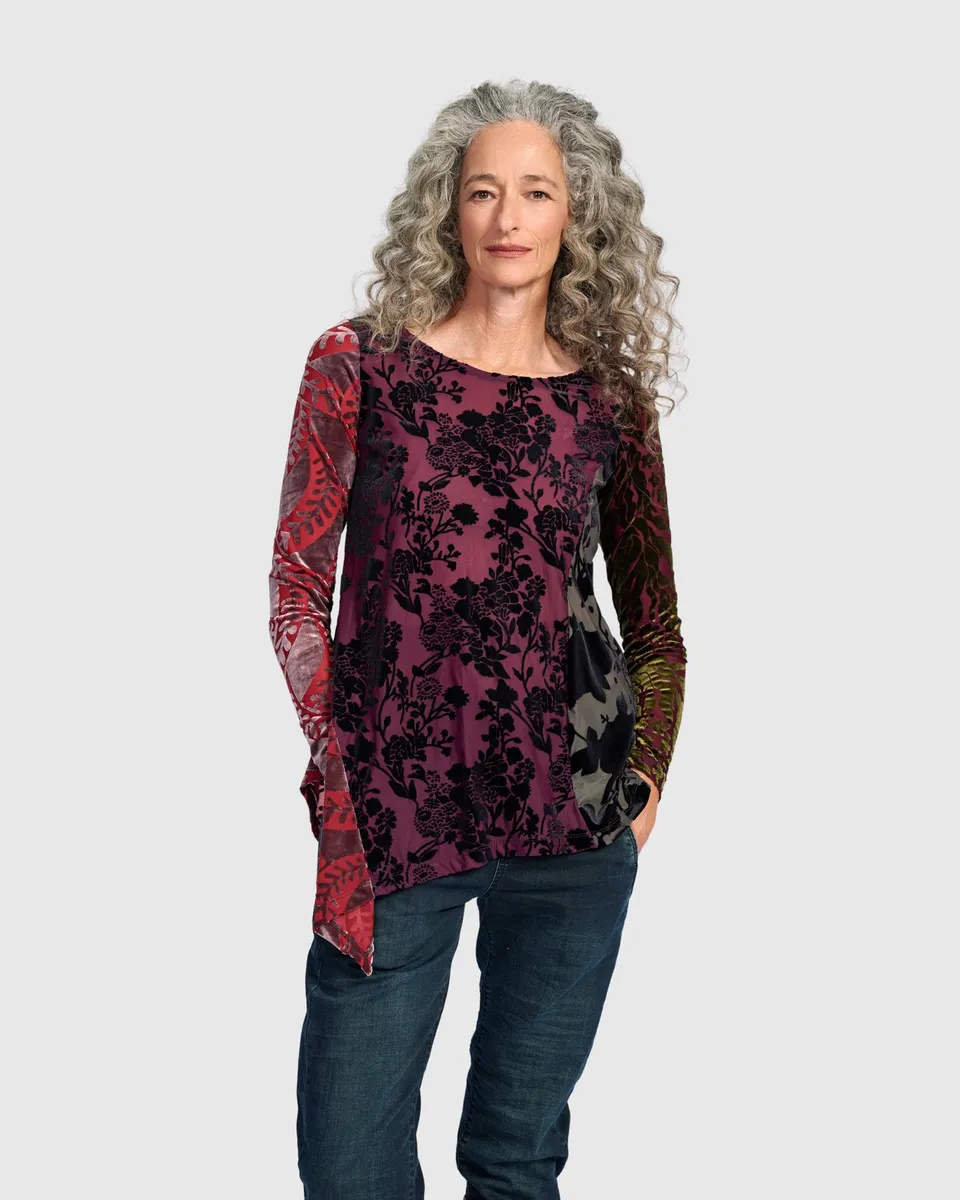 alembika-wren-asymmetrical-top-wine-multi-tunika image 1