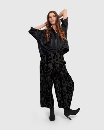 alembika-fatima-draped-top-damen-shirt-schwarz image 8