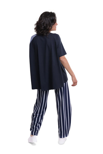 alembika-tekbika-stripe-trapeze-top-navy-streifen-tunika image 3