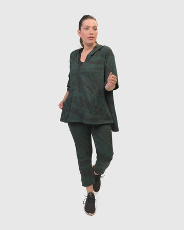 alembika-inhale-hooded-hi-lo-top-forest-tie-dye-kapuzen-tunika image 5