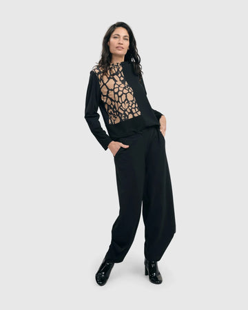 alembika-tekbika-blocked-bateau-top-desert-langarmshirt image 3