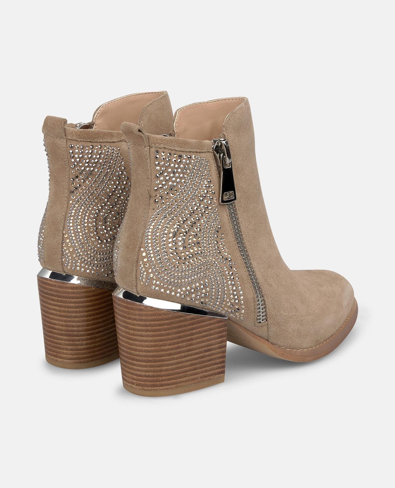 alma-en-pena-stiefeletten-aus-veloursleder-mit-strass-blockabsatz-7-5-cm-vis-n image 3