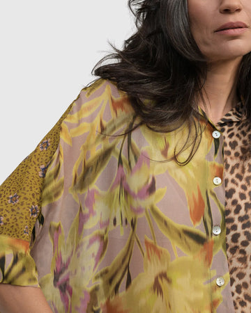 alembika-bon-voyage-button-down-shirt-mix-damen-chiffon-bluse image 3