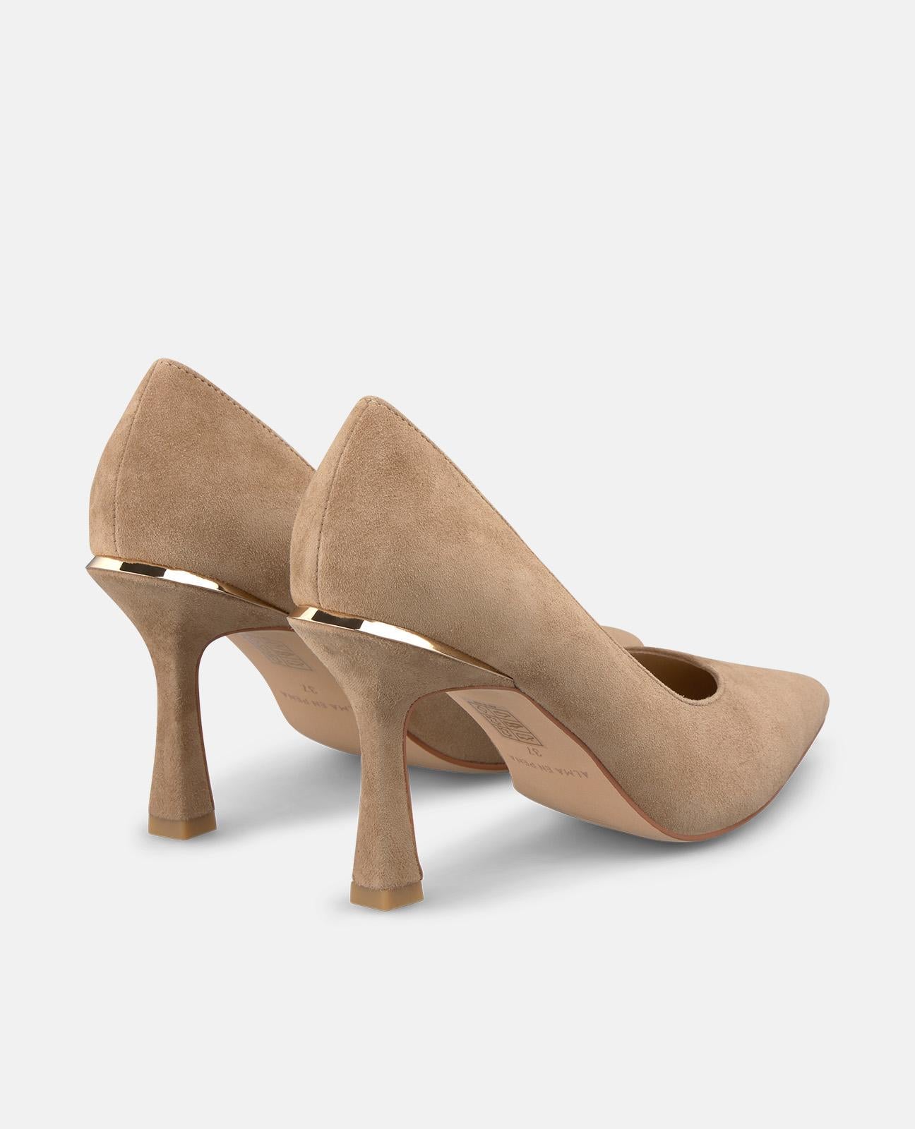 alma-en-pena-stiletto-pumps-camel-spitze-zehe-9-cm-absatz image 3