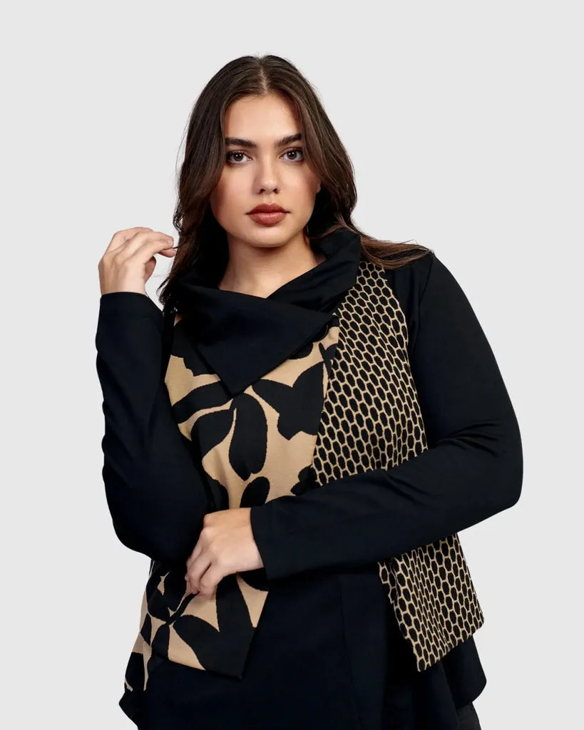 alembika-lula-jacquard-cropped-weste-mix image 1