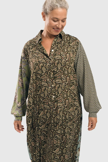 alembika-paisley-shirtdress-kleid-sage image 8