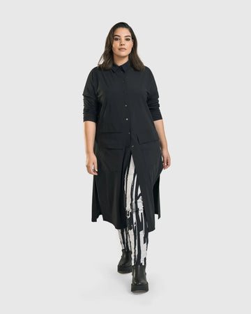 alembika-matrix-duster-mantel-jacke-black image 2