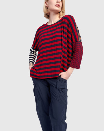 alembika-juliana-pullover-top-stripes-oversize-streifen-shirt image 4