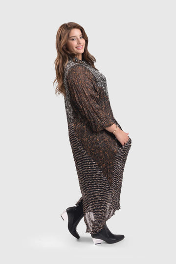 alembika-talia-cocoon-kleid-damen-russet-mit-slip image 8