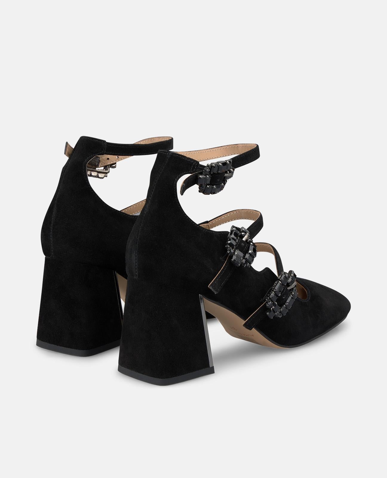 alma-en-pena-buckled-heel-shoe-schwarze-pumps-mit-schmuck-schnalle-7-cm image 3
