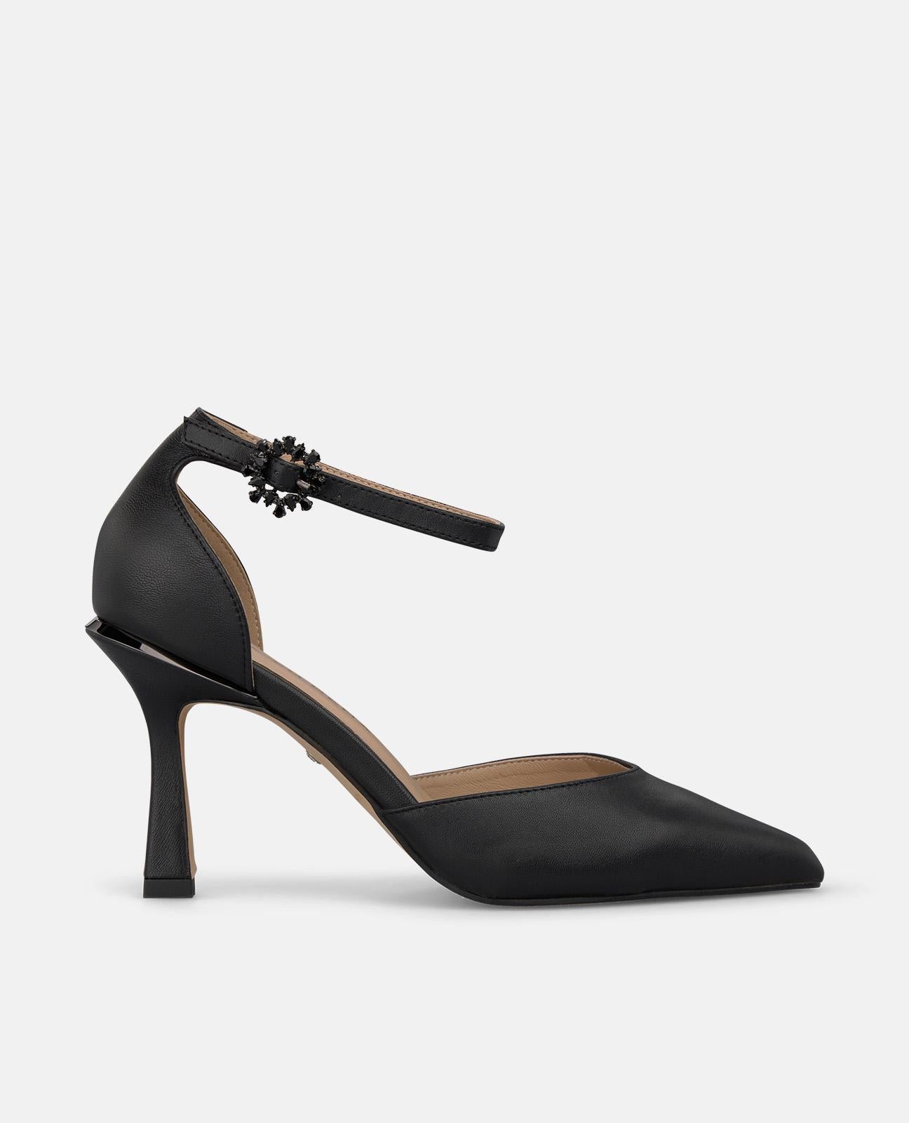 alma-en-pena-napa-pumps-schwarz-8-cm-mit-kn-chelriemen image 1