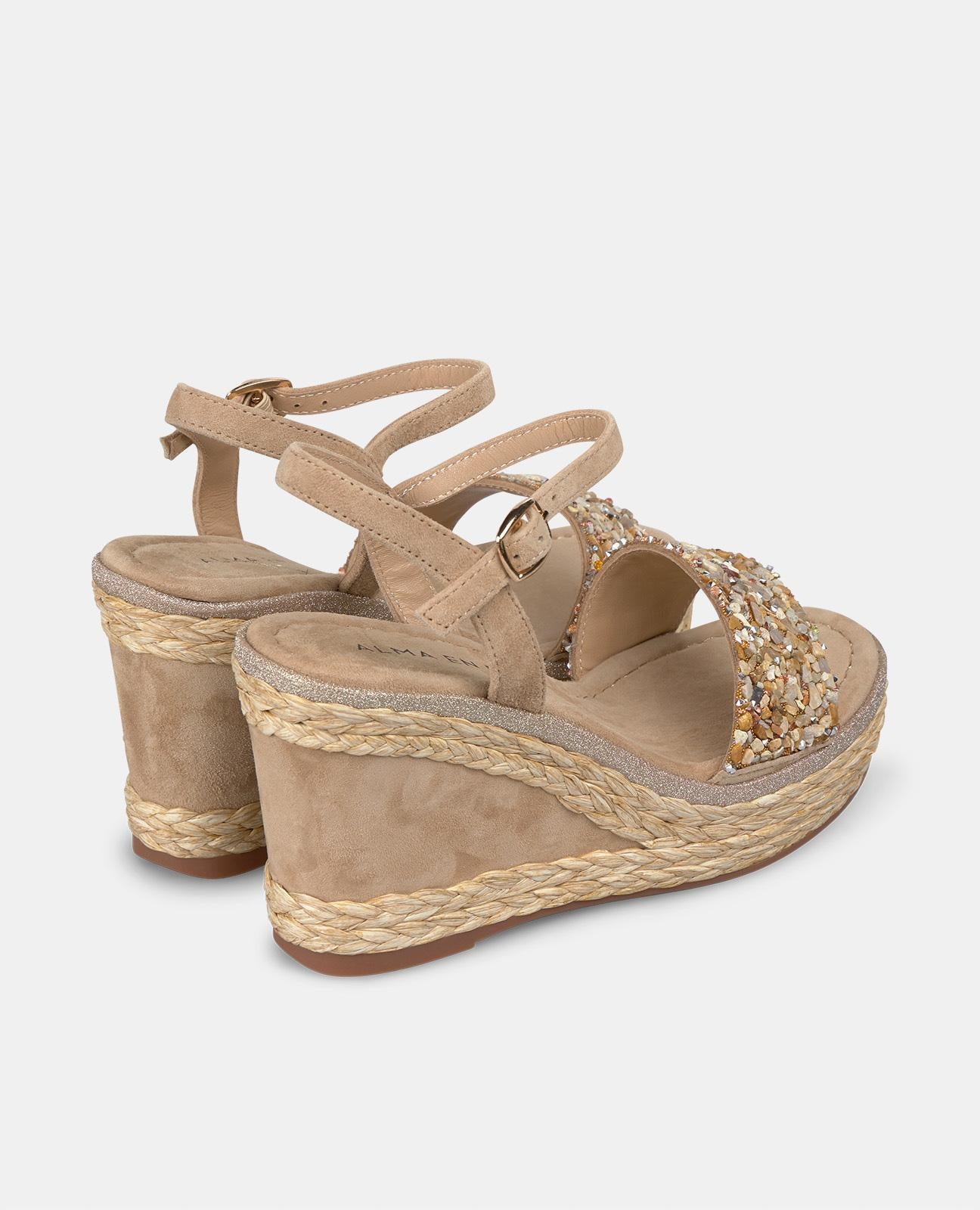 alma-en-pena-keilpantolette-mit-strass-in-arena-absatz-9-8-cm image 3