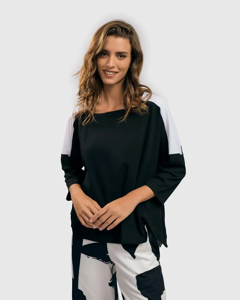 alembika-urban-emerson-top-mono-schwarz-wei image 1