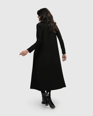 alembika-essential-a-line-dress-black-midi-a-linien-kleid-schwarz image 7