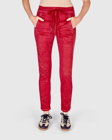 alembika-serpent-iconic-stretch-jeans-red-damen-mid-rise-slim-hose image 2