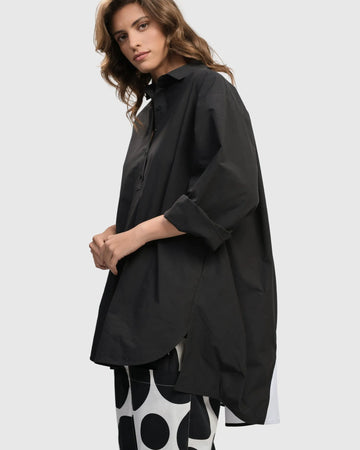 alembika-urban-oversized-trapeze-shirt-schwarz image 4