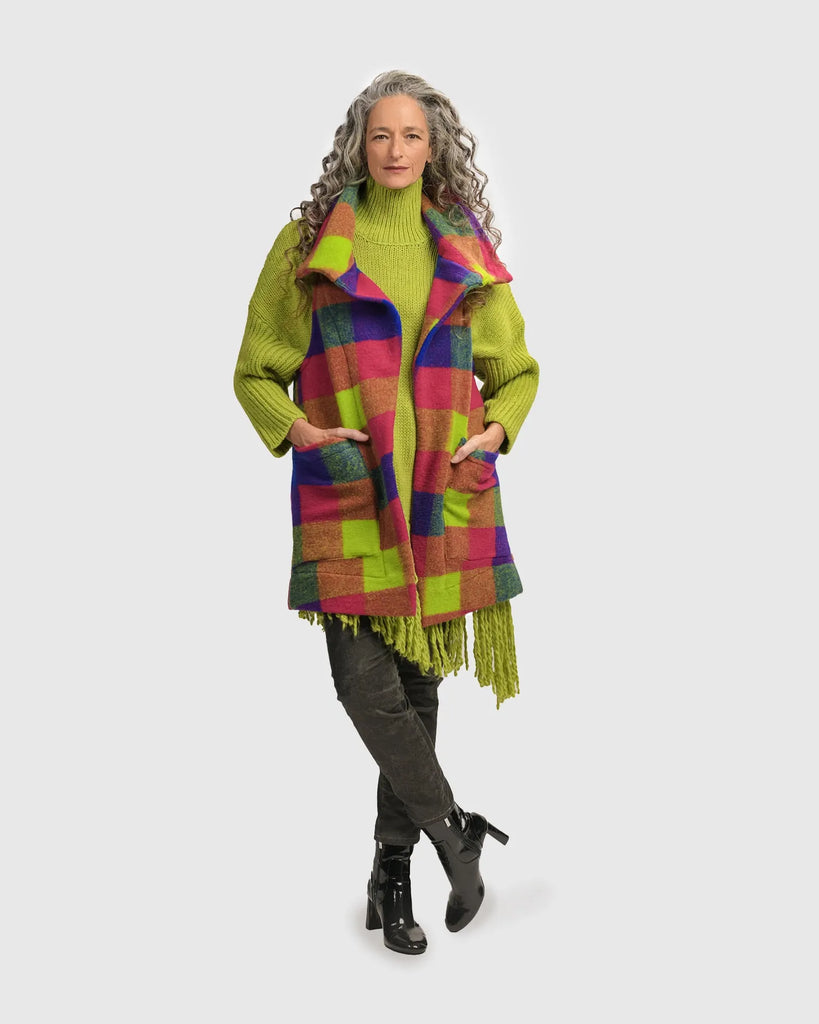 alembika-bright-lights-big-city-vest-checkered-damen-weste image 1