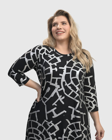 alembika-hypnotic-a-linie-kleid-silber image 3