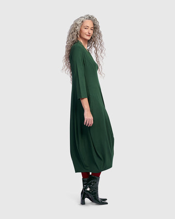 alembika-essential-cocoon-dress-jungle-midikleid image 2