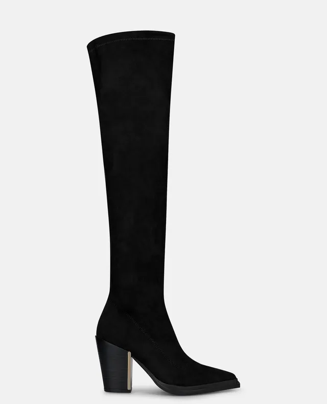 alma-en-pena-fit-heeled-boot-stiefel-mit-absatz-schwarz-8-cm-blockabsatz image 1