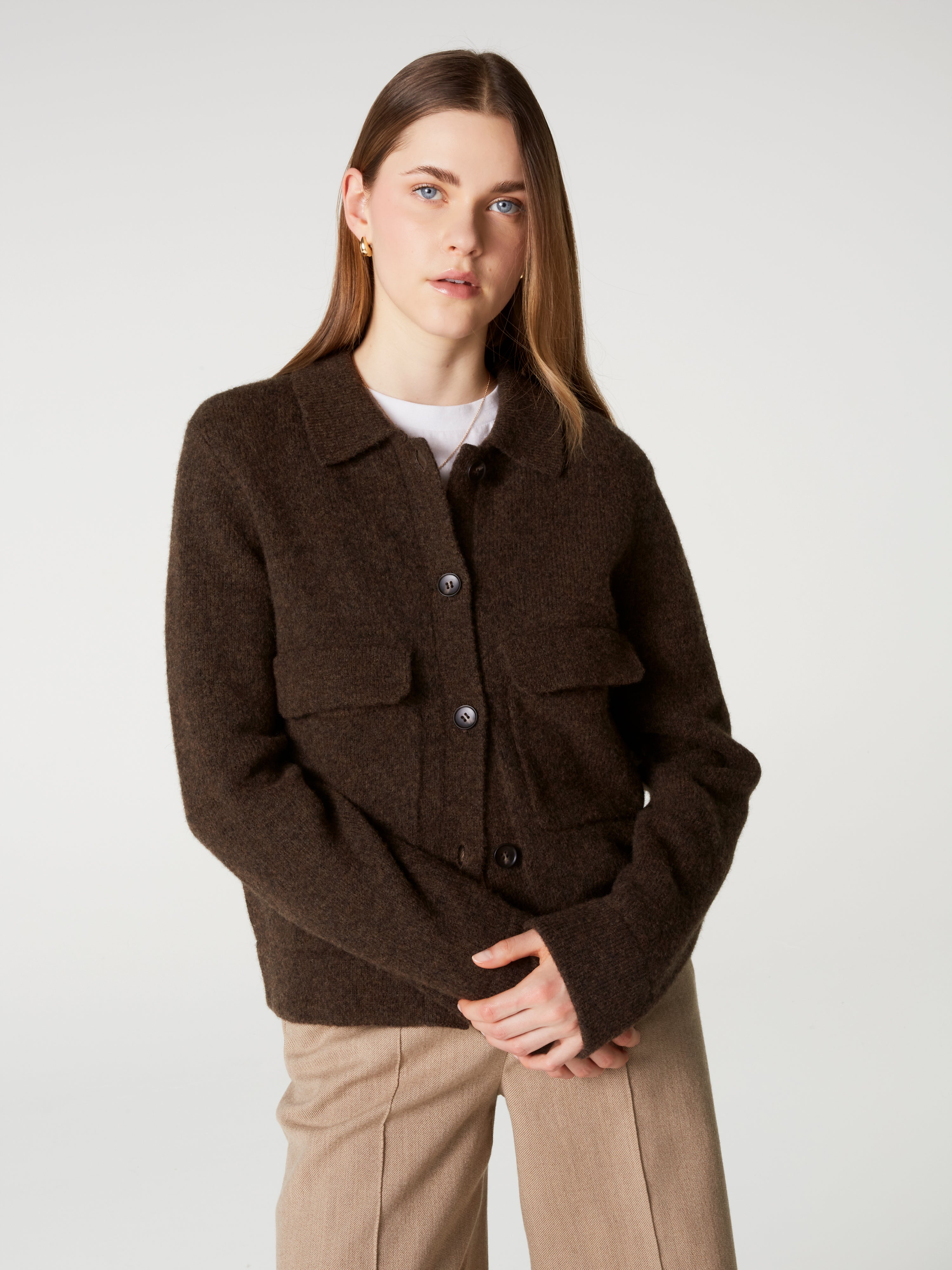 absolut-maiwen-damen-jacke-wolle-baumwolle-braun image 2