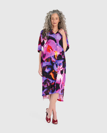 alembika-reiko-hemdblusenkleid-orchid-chiffon-shirtdress image 5
