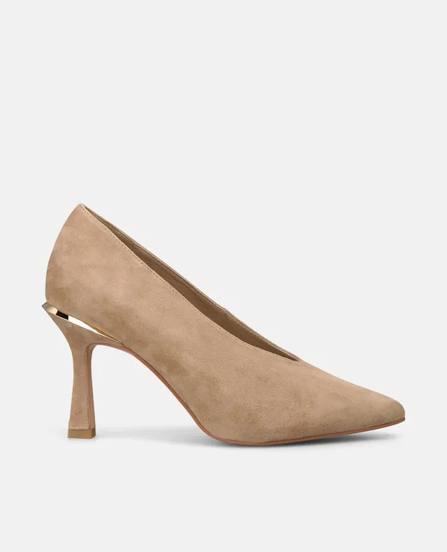alma-en-pena-suede-pumps-mit-spitzzehe-8-cm-absatz-in-arena image 1