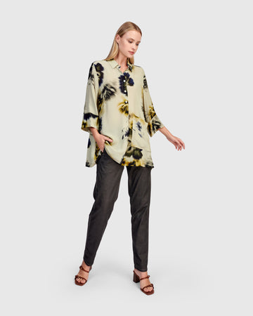 alembika-ambrette-chiffon-tunik-beige-floral image 2