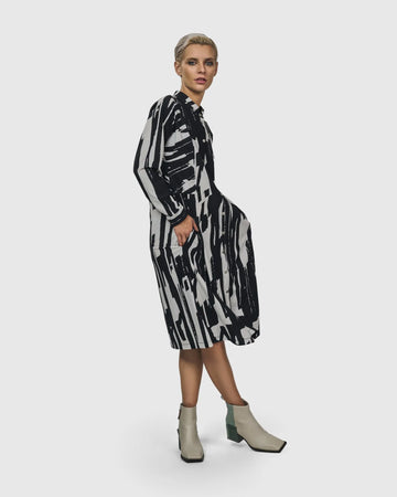 alembika-cyber-hemdkleid-midi-brush image 2