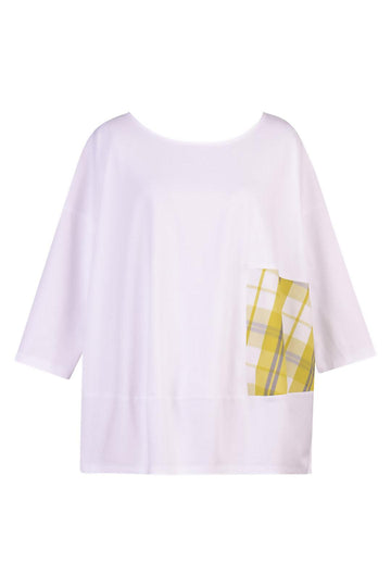 alembika-chi-plaid-patch-top-blonde image 7