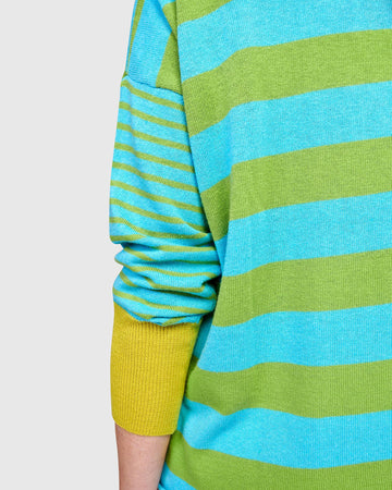alembika-gumdrop-cardigan-streifen-limette-t-rkis image 6