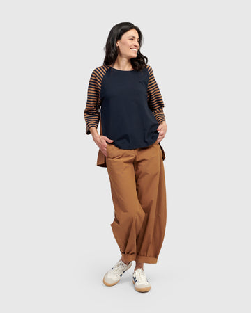 alembika-harlow-boxy-top-mustard-stripes-tunikatop image 3