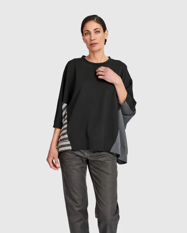 alembika-urban-symbiotic-rounded-tunika-damen-schwarz image 1