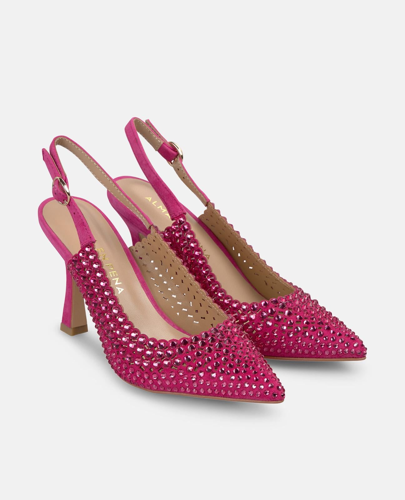 alma-en-pena-high-heel-pumps-strass-9-cm-fuchsia image 2
