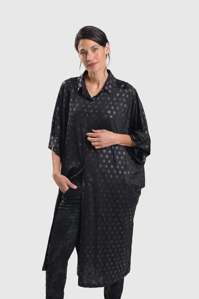 alembika-circles-tunika-shirtkleid-schwarz image 1