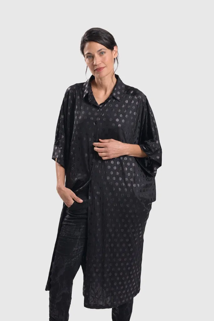 alembika-circles-tunika-shirtkleid-schwarz image 1