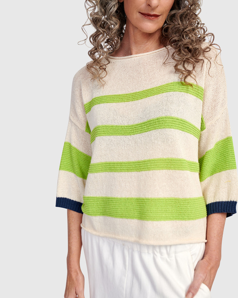 alembika-bella-sweater-mix-off-white-pullover image 1