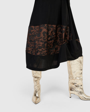 alembika-dark-n-stormy-t-shirt-kleid-brown image 7