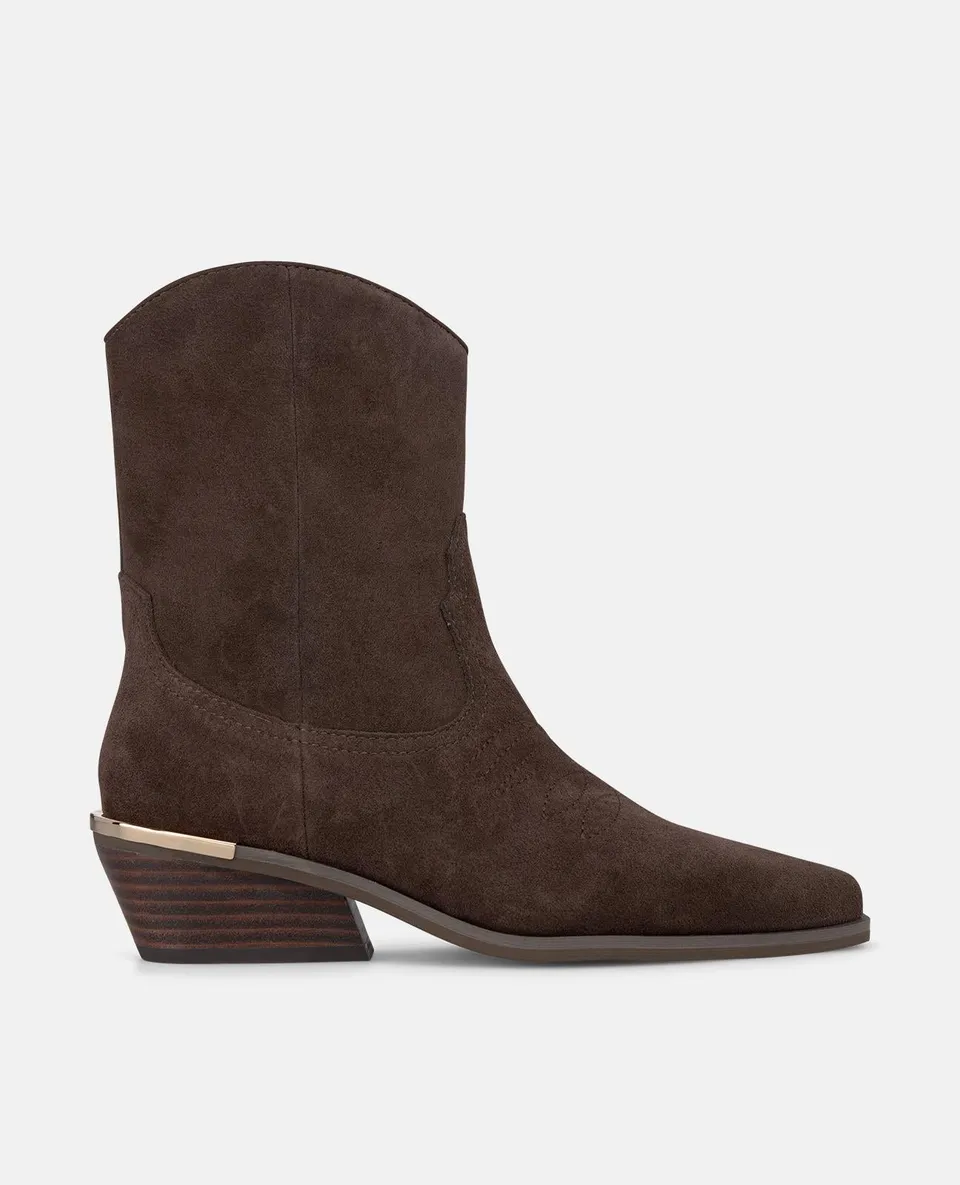 alma-en-pena-stiefelette-braun-velours-rei-verschluss-4-5-cm image 1
