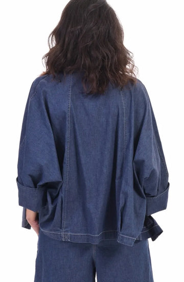 alembika-ray-jeansjacke-damen-denimblau-offen image 3