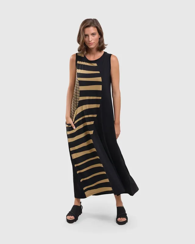 alembika-tekbika-wave-maxikleid-dunes image 1